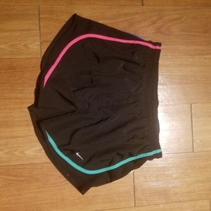 Nike Tempo Black Rainbow Shorts